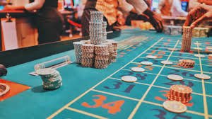 Layar permainan live dealer Blueprint Gaming di browser iOS